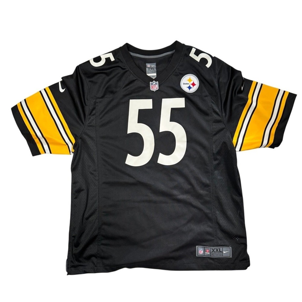 Nike On Field Devin Bush #55 Pittsburgh Steelers NFL Jersey Size 2XL XXL